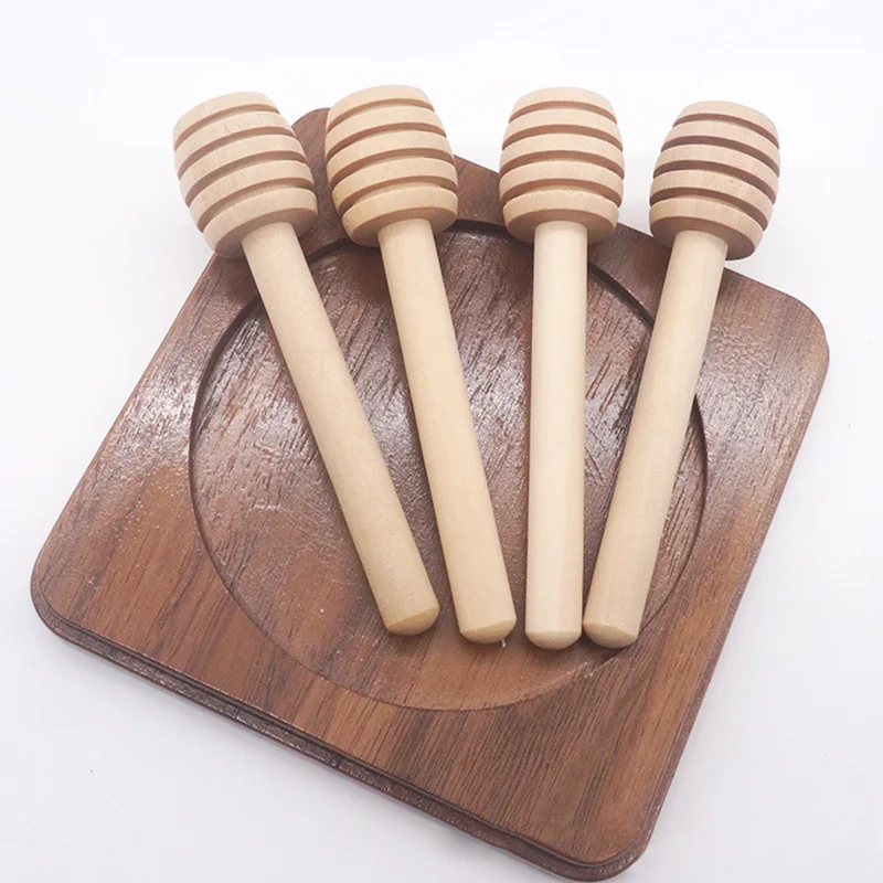 Lot de 50 Cuillères à Miel, Mini Cuillères à Miel en Bois pour Cuisine et  Salle à Manger 8 cm Cuillère Miel Bois pour Distributeur Confiture de Miel,  Mini Bâtonnet Miel pour