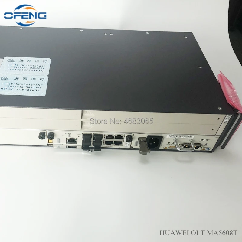 huawei OLT MA5608T 10G, 1* MCUD1 плата управления+ 1* MPWC DC/MPWD AC плата питания+ 1* GPBD/GPFD C+ сервисная плата