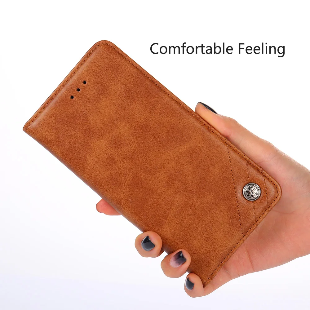 Кожаный чехол книжка для Motorola Moto One Power Vision Macro Action P30 Note P40Power Z3 Play E5 E6 E7 Fusion