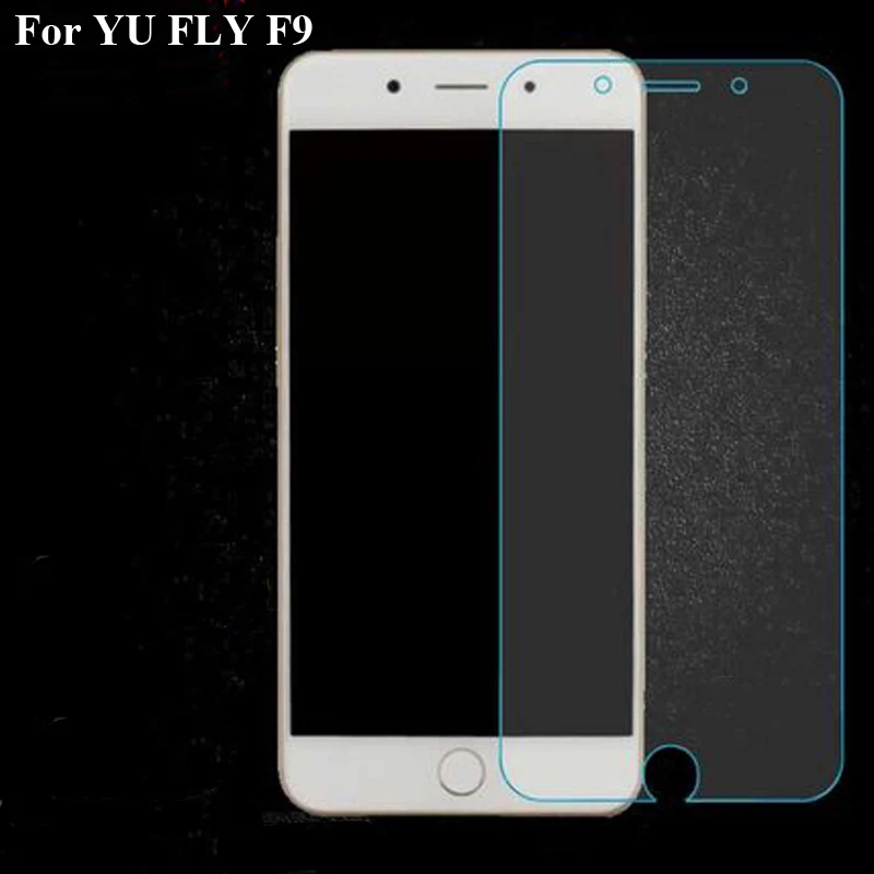 

2PCS Tempered Glass For YU FLY F9 F 9 FLYF9 Screen Protector Film Glass For YU FLY F9 Tough Protection Glass Cover