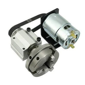 

Multifunctional 895 motor rotary lathe woodworking spindle,DC12V 895 DC motor,Slider assembly + 50 three claws Chuck,J19339