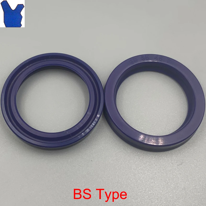 

BS 100*120*14.5 100x120x14.5 110*122*14 110x122x14 Blue Polyurethane PU Grooved Minor Lip Piston Rod Shaft Ring Gasket Oil Seal
