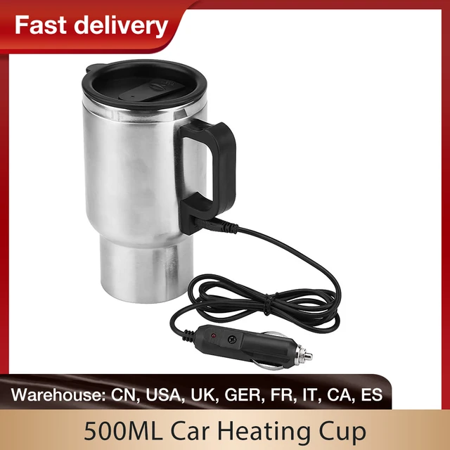 Acheter Tasse chauffante pour voiture 24/12V, bouilloire électrique, tasse  chauffante pour voiture, en acier inoxydable, multi-usages, tasse d'eau  chauffante, intérieur de voiture universel