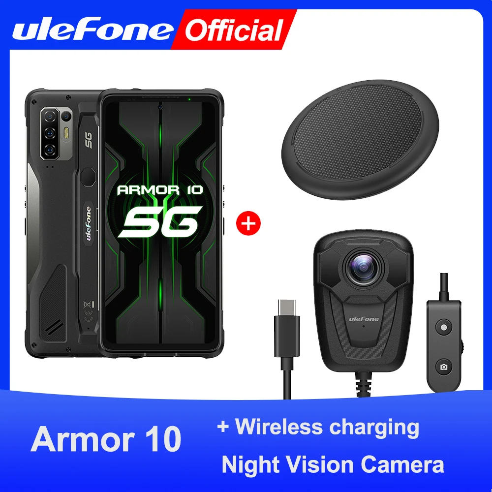 Ulefone Armor 10 5G Rugged Mobile Phone 8GB +128GB Android Waterproof Smartphone/IP68 IP69K/ 6.67"/64MP Camera Mobile Phones NFC ddr5 ram 8GB RAM