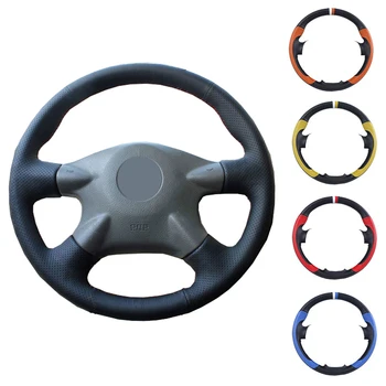 

Artificial leather car steering wheel cover for Nissan Almera N16 Pathfinder Primera XTrail 2001-2006 Renault Samsung SM3