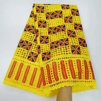 

Latest African Dry Lace Fabric High Quality Swiss Voile Laces Switzerland Cotton 2020 Nigerian Man Voile Lace 5yards