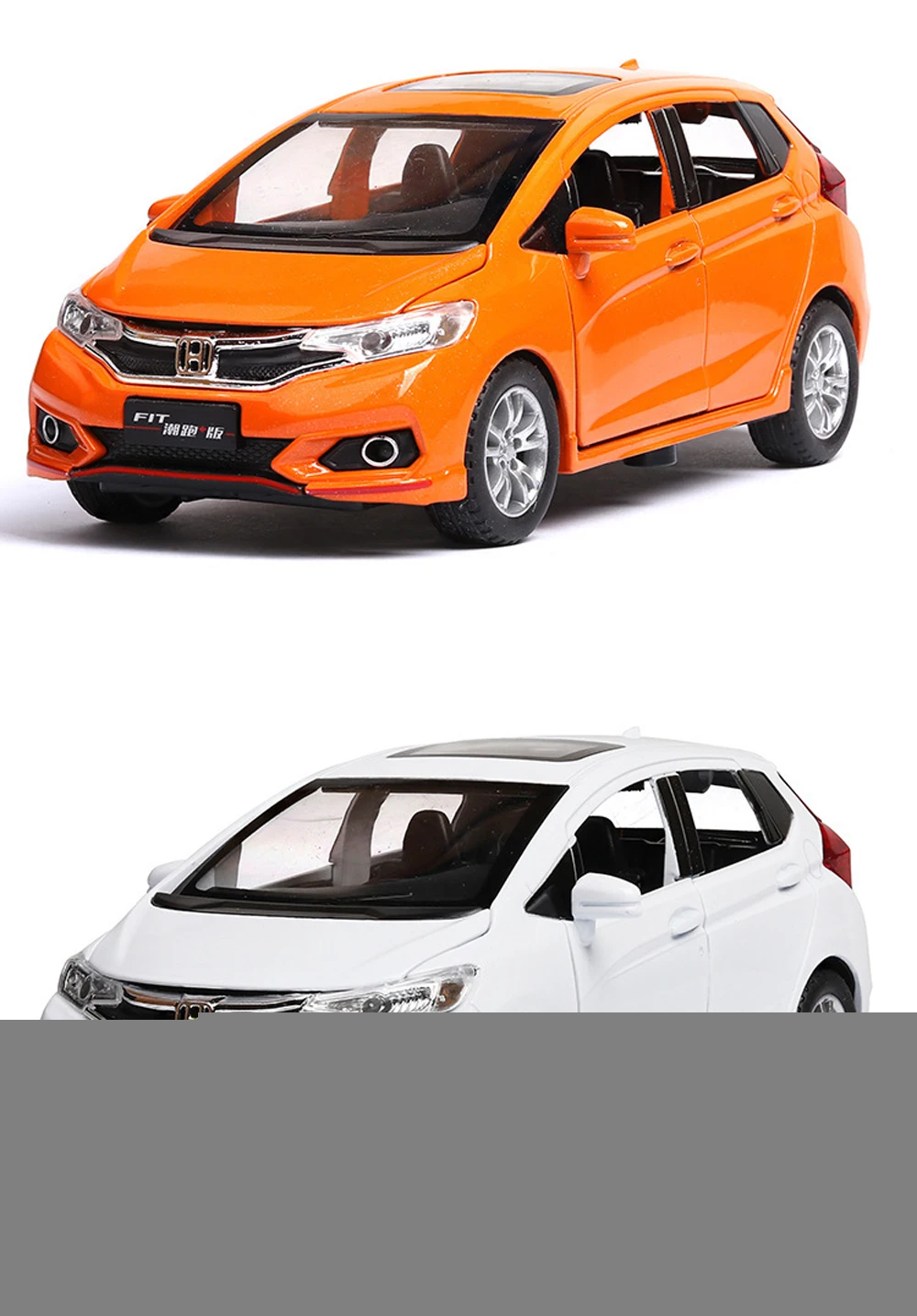 1:32 Honda Fit Автомобильная музыкальная с подсветкой машина литые игрушечные машинки горячее колесо модель автомобиля металлический корпус двери может открыть игрушку