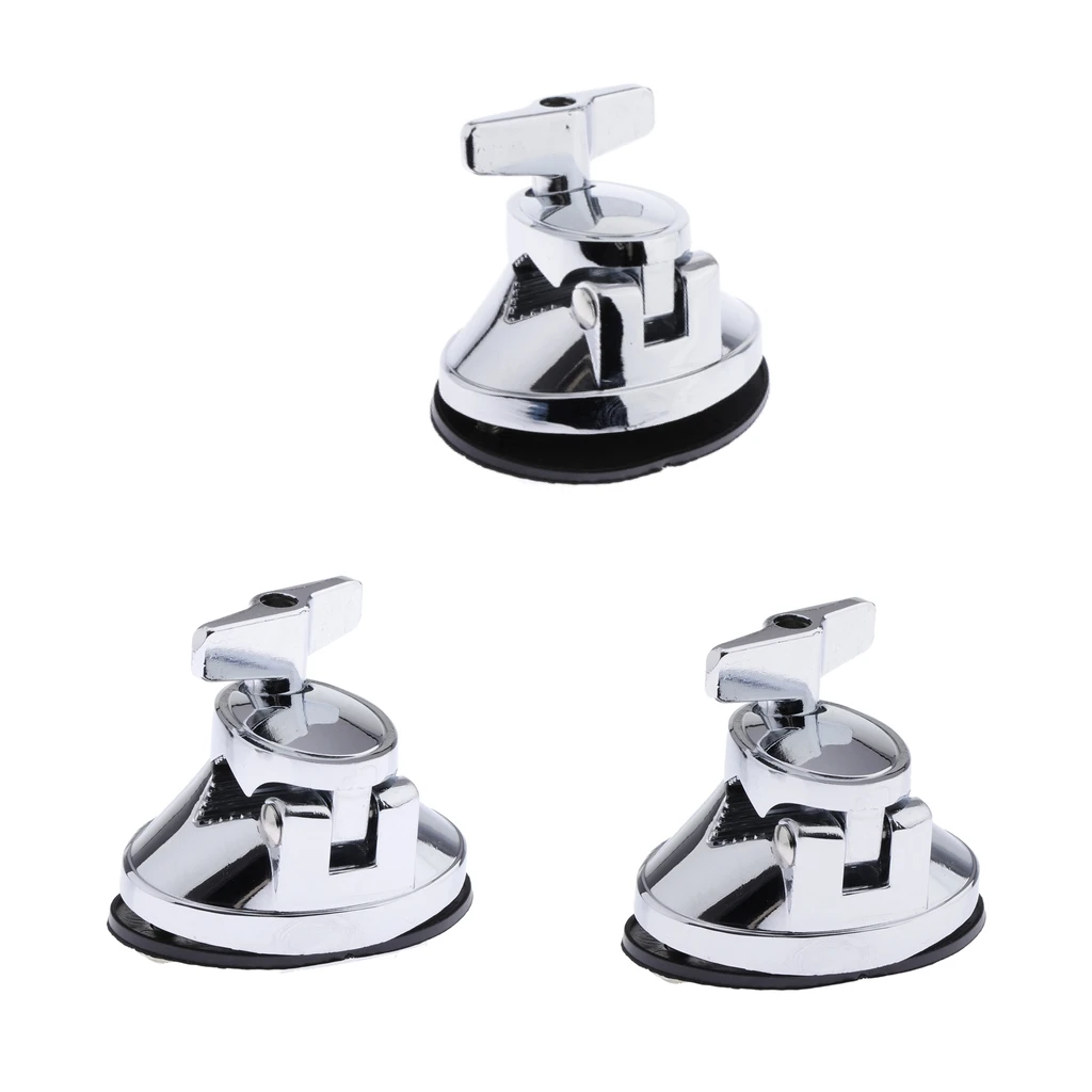 3pcs Drum Holder Base Plate Drum Tom Mount Bracket Durable Alloy Drum Kit