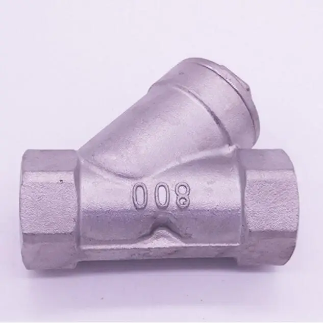 

1PCS 304 Stainless steel Female Thread Y type Filter DN40/50 47MM-60MM