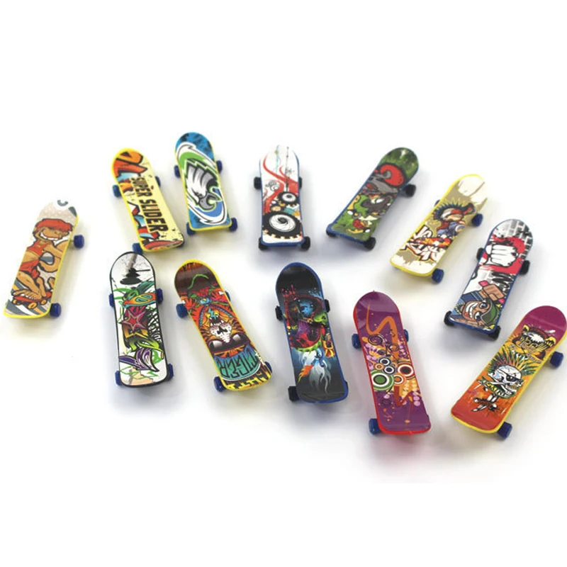 9x3cm 9 pcs Praktisch Professionelles Mini Fingerboards Mini-Finger Skateboard 