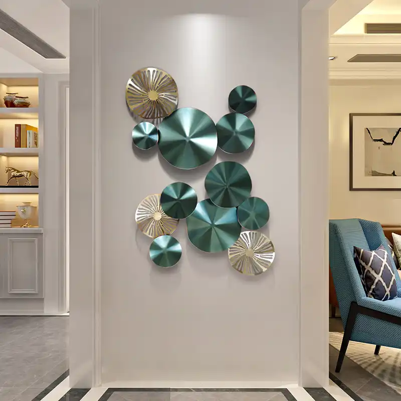 Hierro Forjado Chino 3d Adornos Colgantes De Pared Artesanias