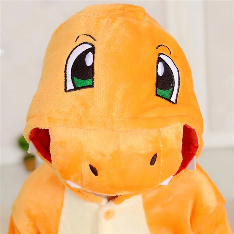 Kids Kigurumi Charmander Dinosaur Children Baby Girls Boy Pyjamas Sleepwear Animal Cartoon Onesie Costume Jumpsuit Kids Kigurumi Charmander Dinosaur Children Baby Girls Boy Pyjamas Sleepwear Animal Cartoon Onesie Costume Jumpsuit