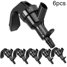 6* pc пивной кран, пластиковый выдавливающий кран для кемпинга, пикника, диспенсер для жидкого пива, 3/16 дюймов, трубки