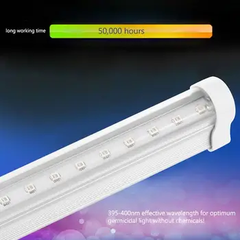 

2020 Top selling 60CM 48LED Germicidal Lamp AC85-265V UV Light Bar for Sterilization Disinfection 10W for home decor