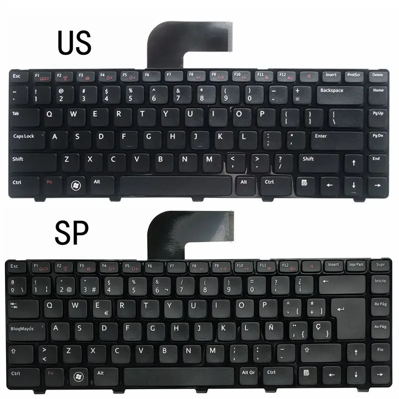 Новая клавиатура для ноутбука Dell Inspiron XPS L502 14R M4110 N411Z N4110 N4120 | Компьютеры и офис