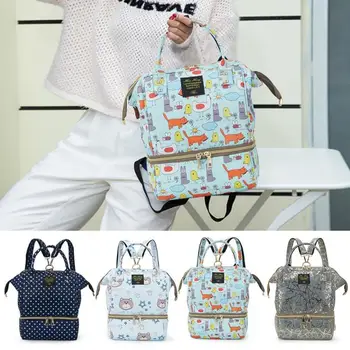 

Cartoon Print Mummy Maternity Diaper Bag Mommy Backpack Zipper Large Capacity Travel Maternity Bag Baby Diaper Bags Nursing Bag