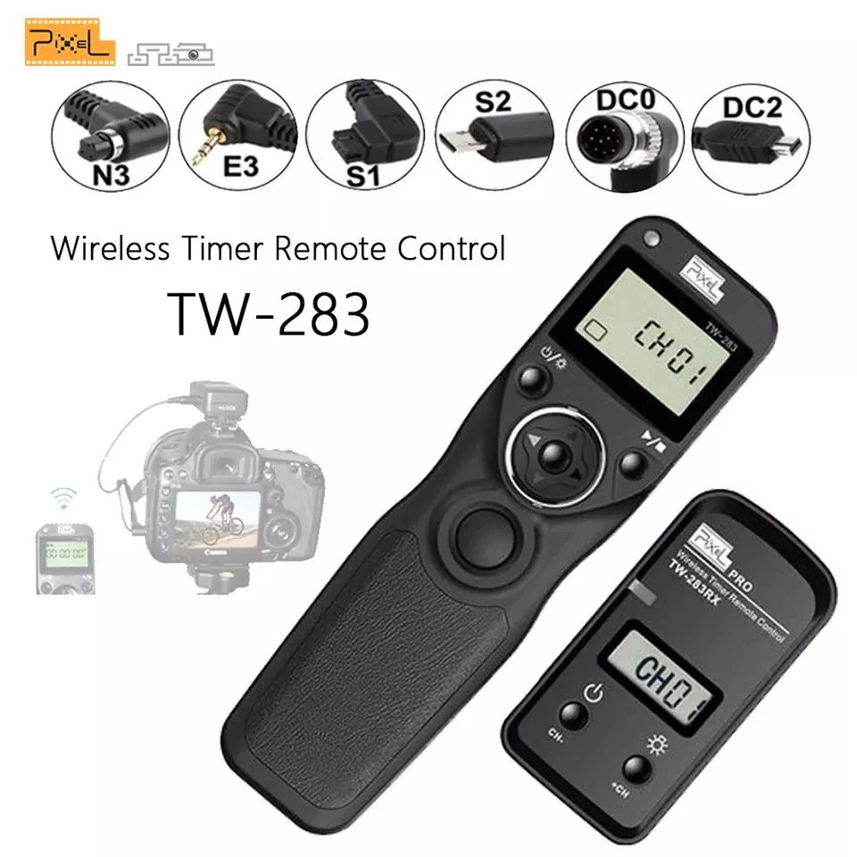Pixel TW 283 беспроводной Таймер дистанционного управления спуском затвора (DC0 DC2 N3 E3 S1