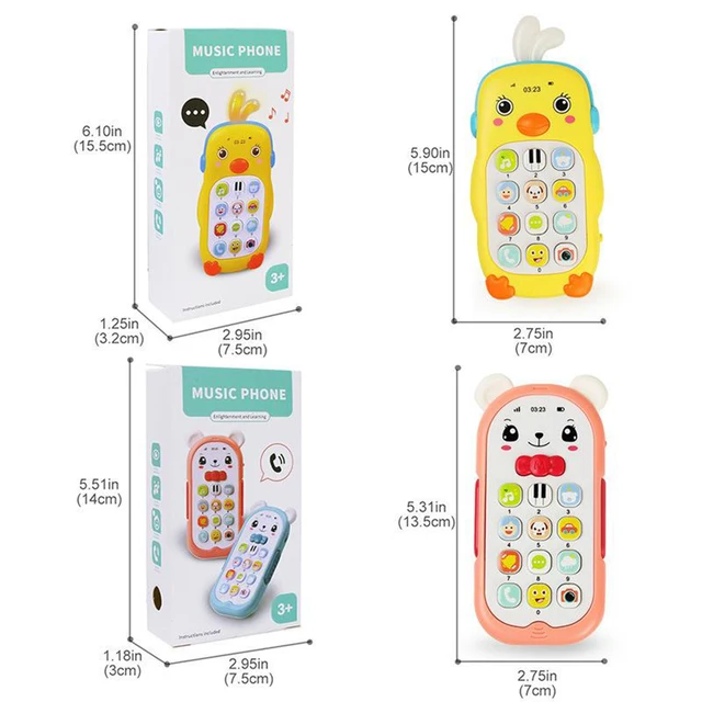 Baby Phone Toy Mobile Telephone Early Educational Learning Machine Kids Gifts Telephone Music Sound Machine Electronic Baby Toy 6