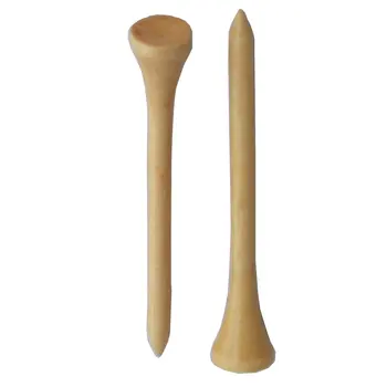 

Golf Ball Wood Wooden Tee Straight Wood Long TEE 83mm Long New