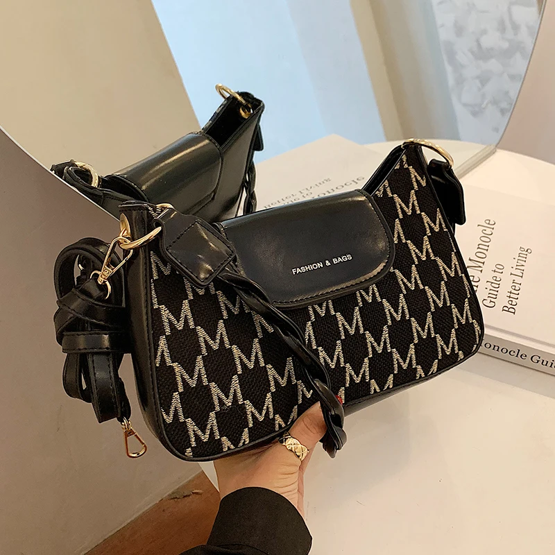 

Retro Popular Mini Bag Women's Bag 2020 New Fashion Fashion All-match Shoulder Armpit Bag Net Red Messenger Square Sling Bag