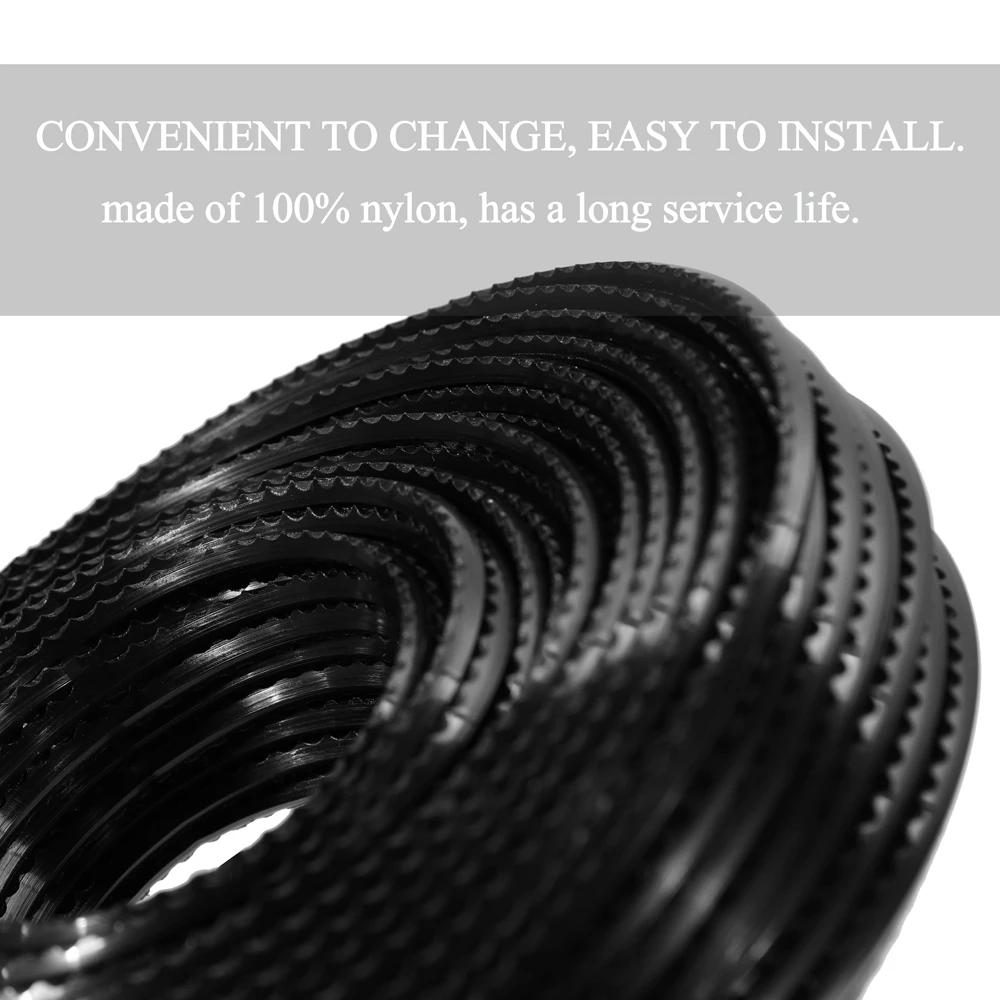 3.0mm 60 미터 전문 고급 나일론 톱니 트리머 로프 브러시 커터 스 트리머 라인 잔디 깎는 기계 도구, 잔디 깎는 기계