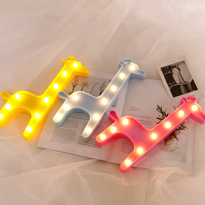 

WENHSIN LED Table Lamp Giraffe LED Light LED Night light Romantic Night Lamp 3D Fashion LED Night light Home Decor Night Light