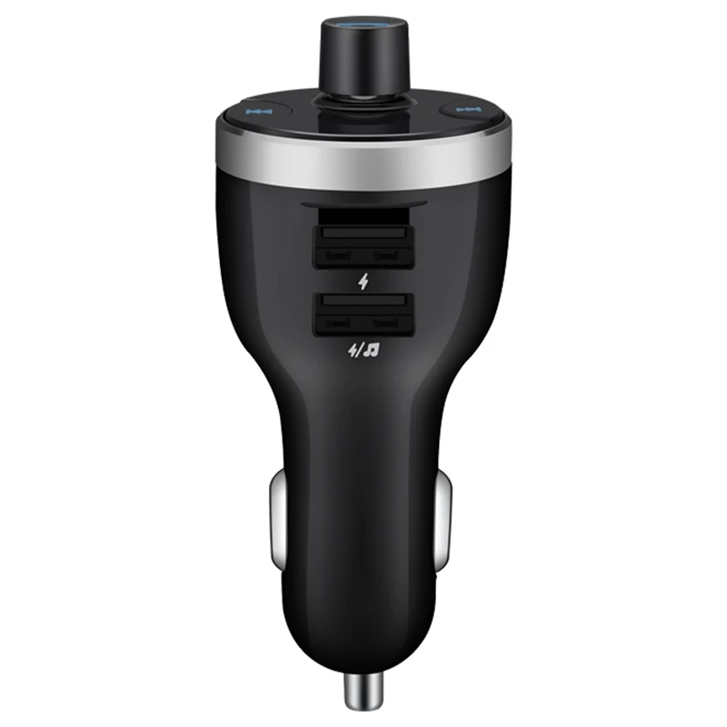 Топ Bluetooth V4.2 автомобильный fm-передатчик беспроводной радио адаптер MP3-плеер плюс