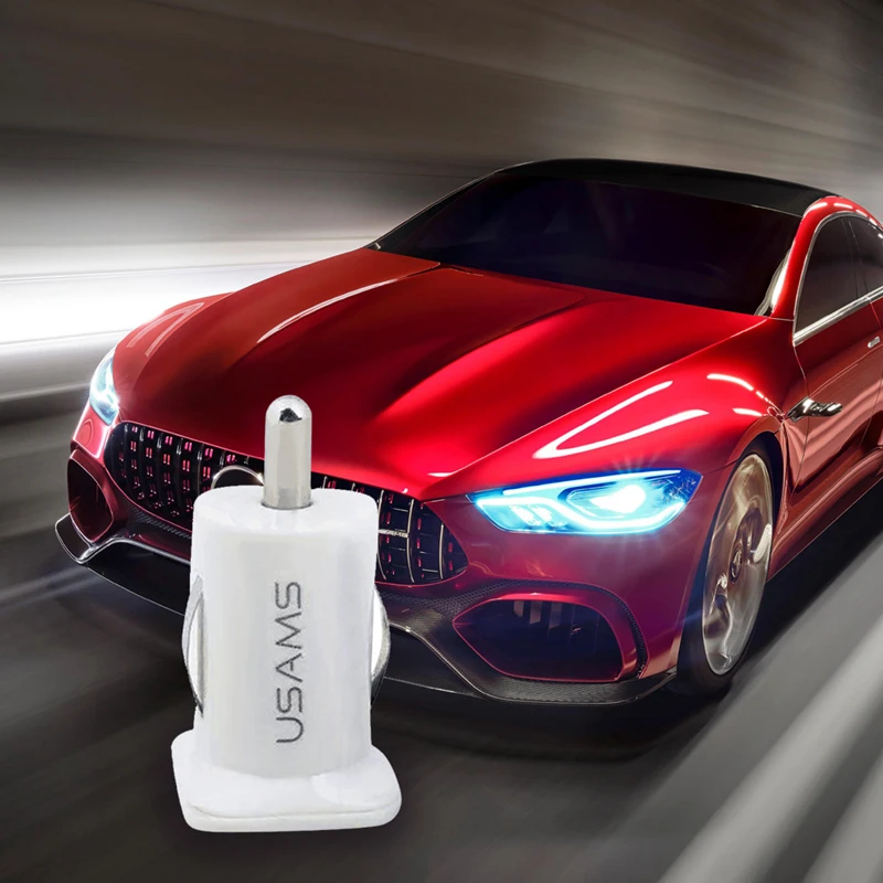 Car Charger Adaptor Mobile Phone Chargers 2 USB Port Power Supply Cigarette Lighter Adapter Vehicle Electronics Accessories | Автомобили и