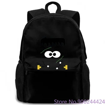 

Halloween Cute Frankenstein Mens Pumpkin Scary Costume Spooky Skeleton For Hipster Causal Cool women men backpack laptop