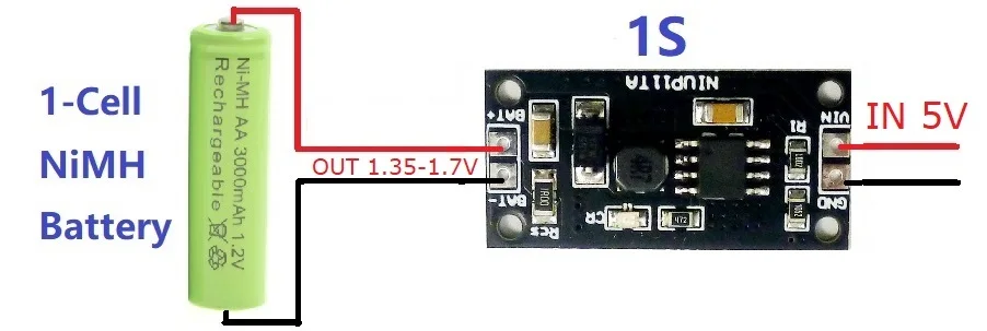 10x 1-8s 1,2 V-9,6 V NiMH NiCd зарядное устройство модуль зарядки - Цвет: 10x 1Cell(1S)