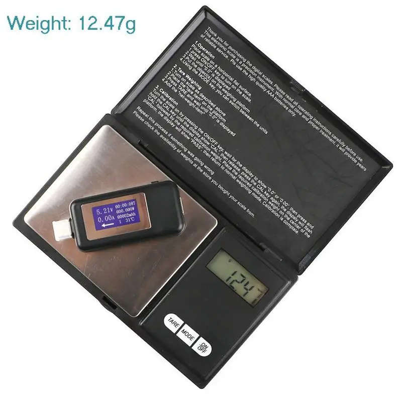 KEWEISI тип-c измерительный прибор Usb Тестер измеритель мощности Usb мультиметр тестер напряжения и тока 0-5.1A 4-30 в Usb тестер мощности Dis
