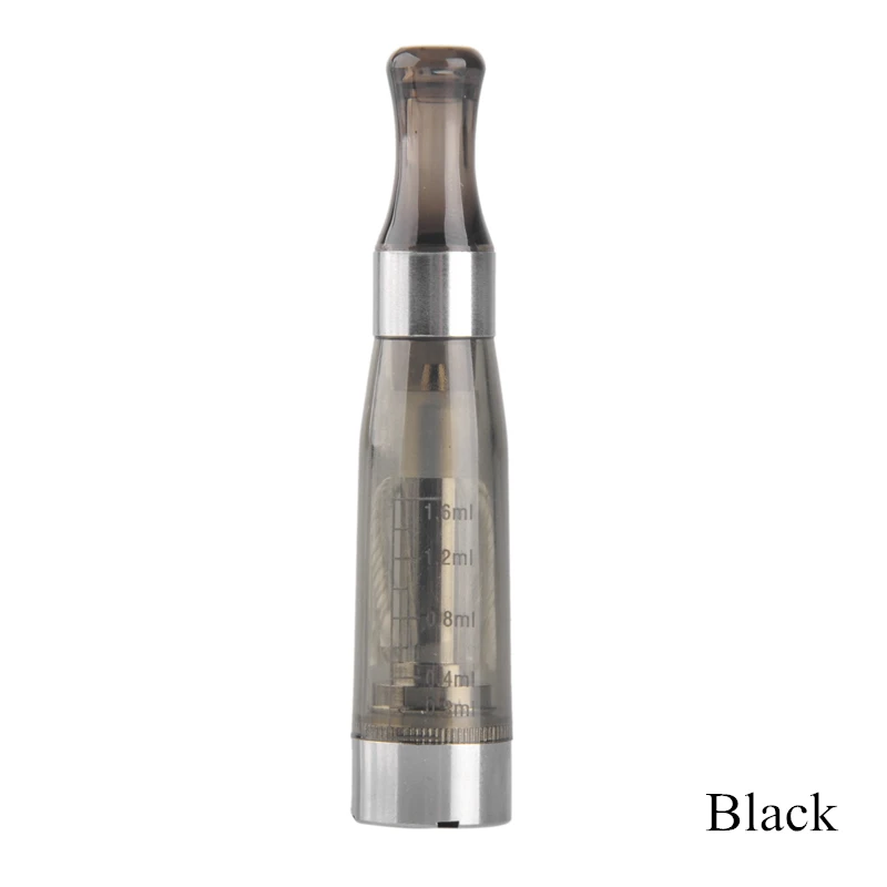 Черный 5 шт. CE4 атомайзер EGO UGO T серия батарея электронная сигарета бак EVOD Vape ручка 510 резьба клиромайзер 1,6 мл CE4 клиромайзер - Цвет: Черный