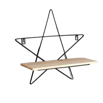 

Wall Storage Stand Stylish Pentagram Storage Rack Sundries Organizer Storage Shelf For Home Living Room