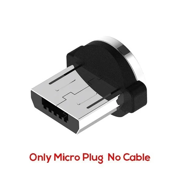 Metal Magnetic Cable Type C Micro USBC Fast Charger for iPhone Samsung J1 J2 J3 J4 J5 J6 J7 LG G4 G5 G6 W10 W30 Magnet Cord - Цвет: Only Micro Plug