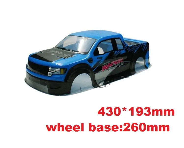 YUKALA 1/10 пвх окрашены тела оболочки для 1/10 RC Monster Truck 94188 размеры 430/440/450 мм* 193 мм Колесная база 260 мм - Цвет: Бургундия
