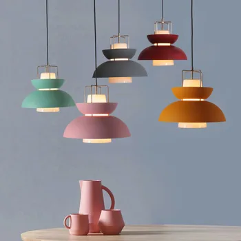 

Nordic Decor LED Pendant Lights Dining Room Light Fixtures Modern Creative Design Pendant Lighting Bedroom Suspension Luminaire