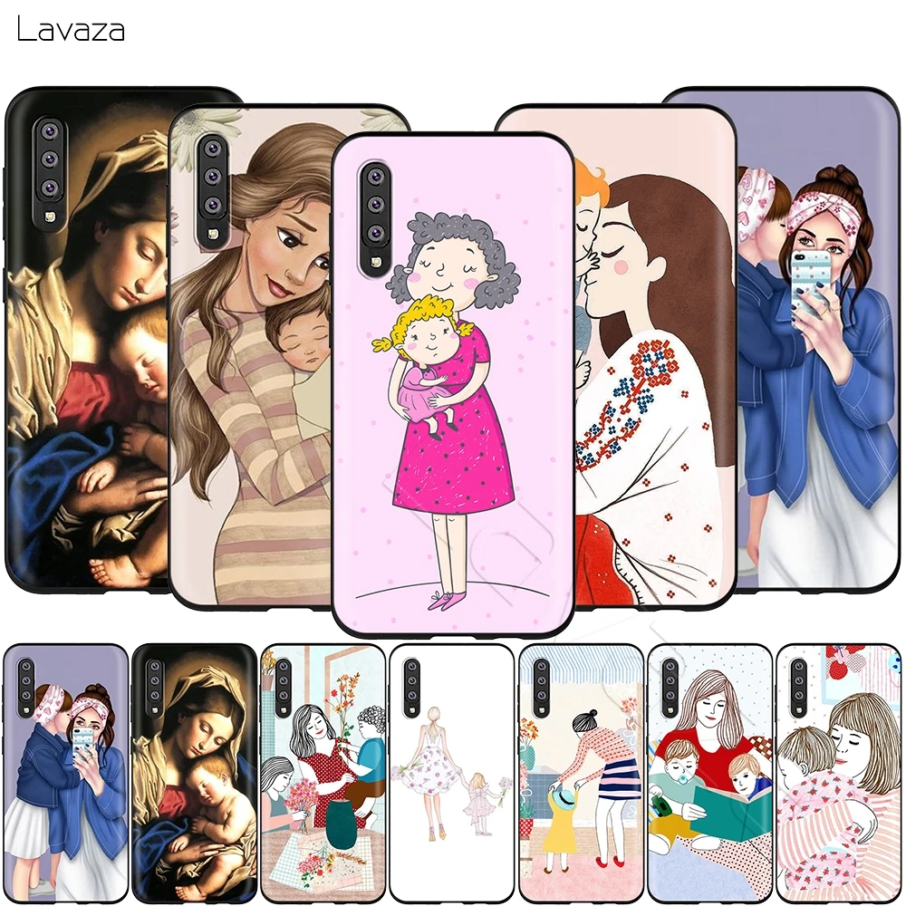Lavaza нежный красивый чехол для мамы и ребенка Samsung Galaxy A2 J4 Core J6 J7 DUO J8 Prime A20E A70S 2018 |