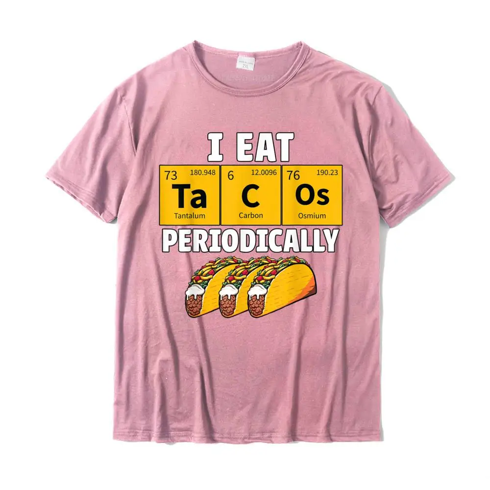 Summer T-shirts 3D Printed Short Sleeve Coupons Round Neck Pure Cotton Tops Shirts Geek Tshirts for Men Summer Taco Funny Food Eat Tacos Periodically Humor Science Gift T-Shirt__32645 pink