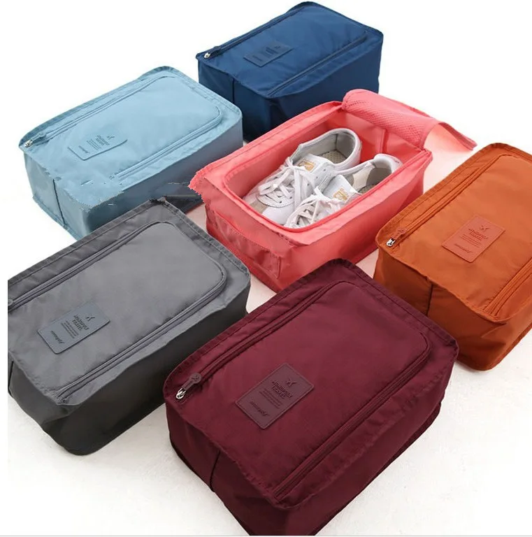 

Korean-style Travel Waterproof Multi-functional Storage Shoe Box Portable Shoes Storage Bag Foldable Small Shoe Bag organizer