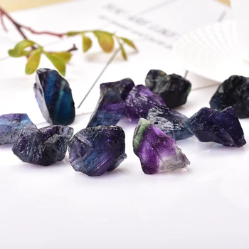 

Natural Colorful fluorite Crystal Stone Healing Quartz Ore Mineral For Energy Stone Fluorite Ornaments Rock Specimen DIY gift