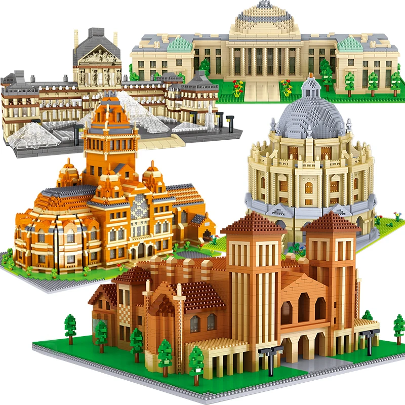 Elmas şehir mimarisi Taj Mahal Oxford üniversitesi kale mikro yapı taşları Big Ben Cambridge londra Paris Louvre oyuncaklar
