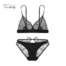 Varsbaby сексуальный кружевной тонкий бюстгальтер без косточек с бантом 32 34 36 38