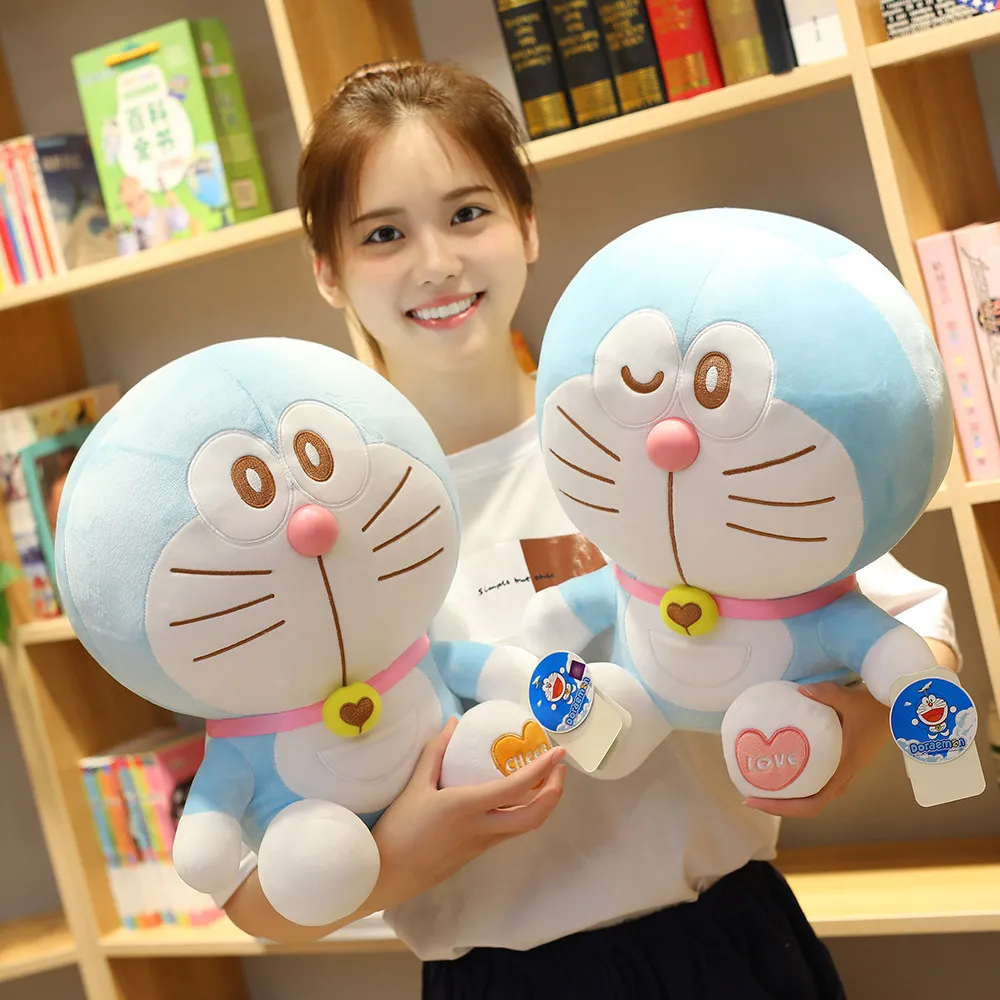 Хит продаж Аниме 25/35/50 см стенд со мной Doraemon плюшевые игрушки милый кот Куклы