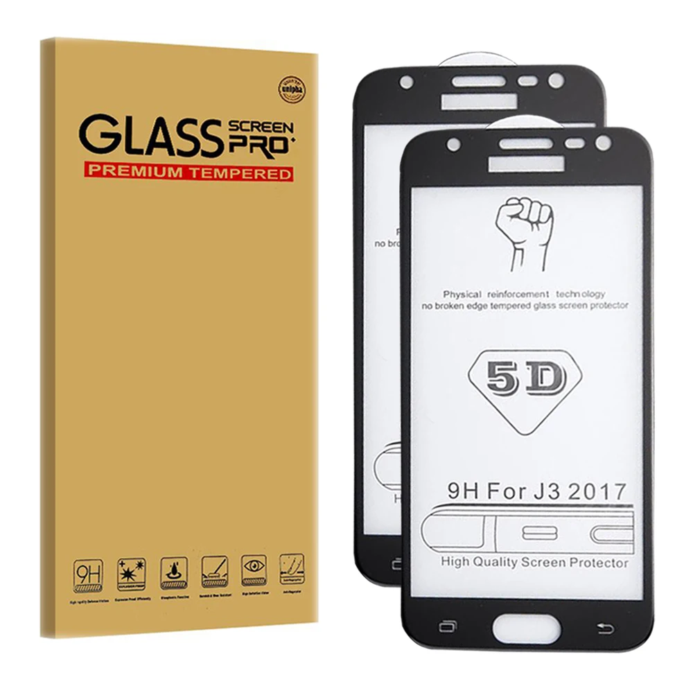 CAMDEMS/200 комплекты 5D 6D 2in1 премиум класса, закаленное стекло для samsung S10E M10 M20 A10 A20 A30 A40 A50 A60 A70 A80 A90 A9 Защитная пленка для экрана