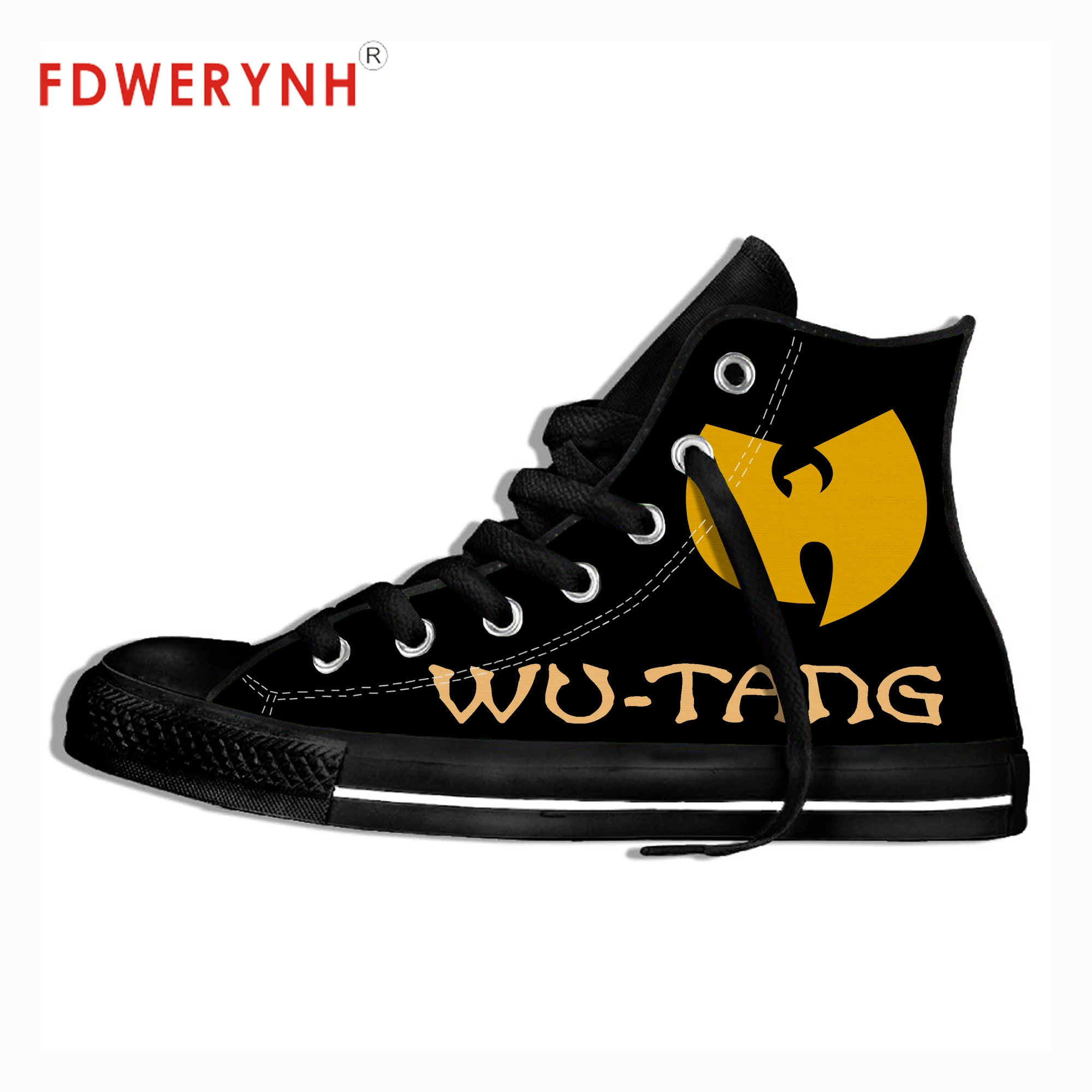Wu Tang Clan/мужская повседневная обувь из вулканизированной ткани. DARE 3D Zapatos De Hombre; модная крутая уличная дышащая парусиновая обувь черного цвета