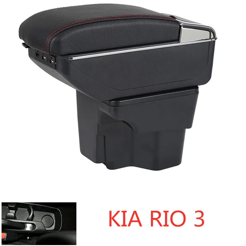 

For KIA k2 RIO 3 armrest box central Store content box with cup holder products interior car-styling accessory 2011-2016