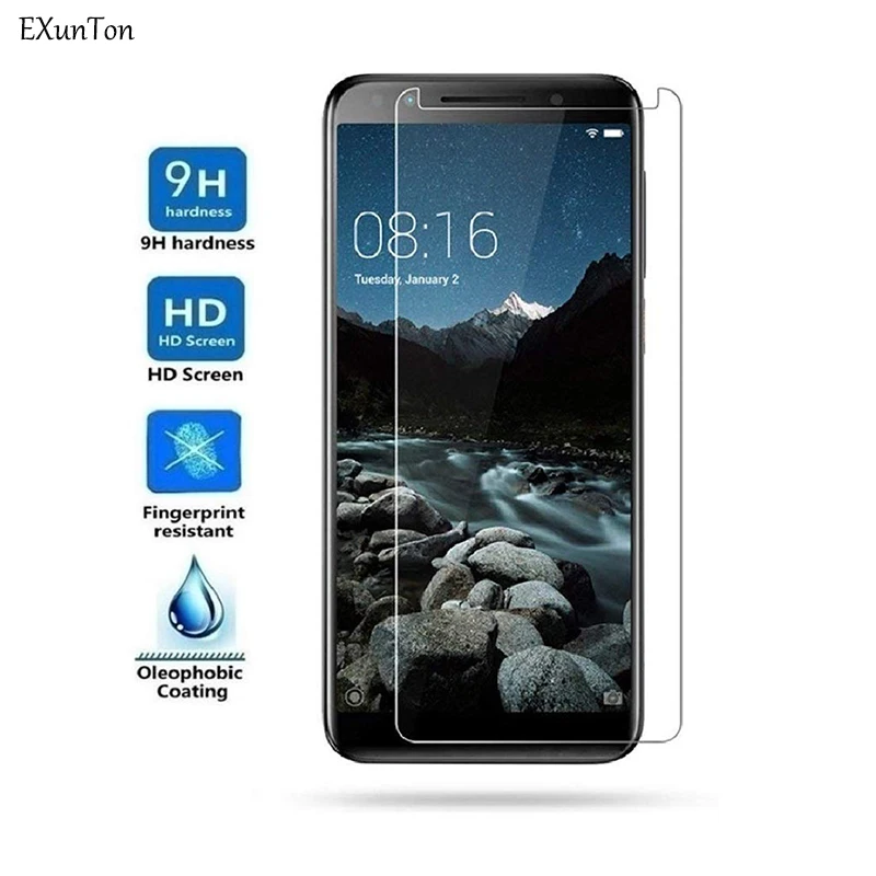 EXUNTON для VODAFONE Smart PRIME 6 N9 LITE SPEED защитная пленка из закаленного стекла FIRIT 7 V8 SMART