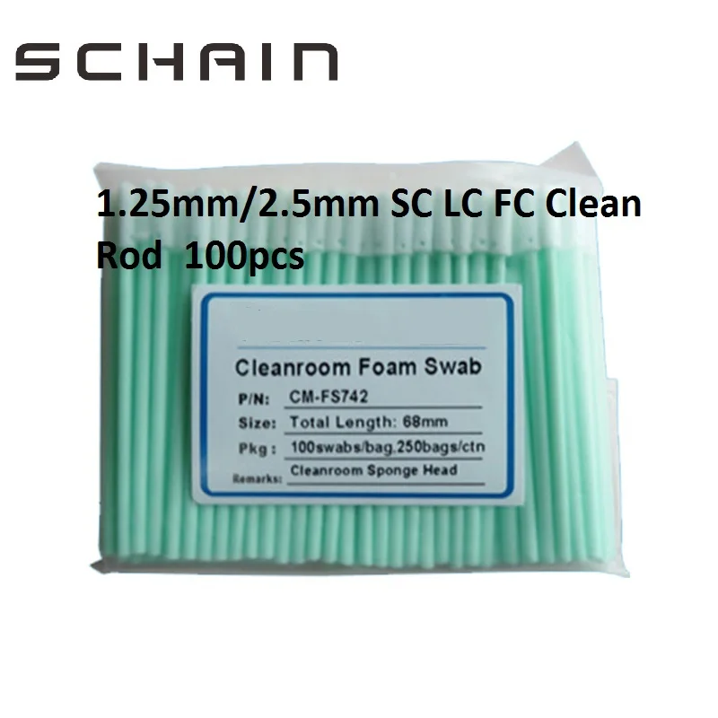Волоконно оптические чистящие палочки волоконно для разъемов 1 25 мм/2 5 мм LC/SC/FC/ST 100