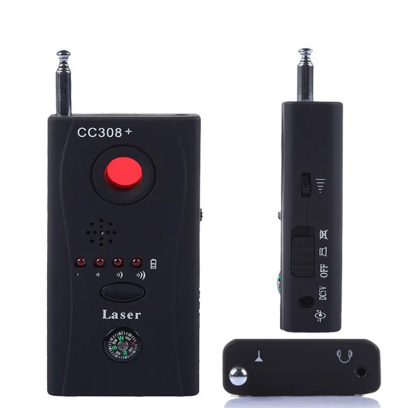 CC308 полный спектр беспроводной камеры gps Анти-шпион Ошибка Обнаружения радиочастотного сигнала детектор GSM устройство Finder FNR CC308