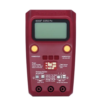 

Digital Transistor SMD Components Testers ESR02 PRO Diode Triode Capacitance Inductance Multimeter ESR Meter TB Sale